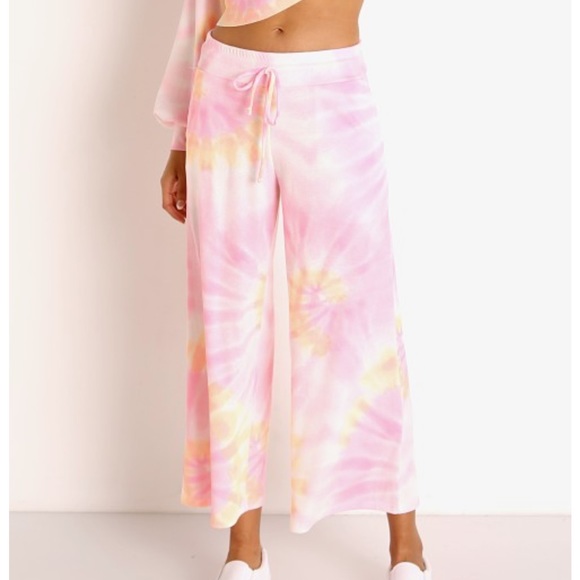 Beach Riot Hailey Sunrise Tie Dye Wide Leg Pants - Picture 2 of 11